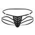CandyMan 99793 Mesh Jock Thongs Color Black